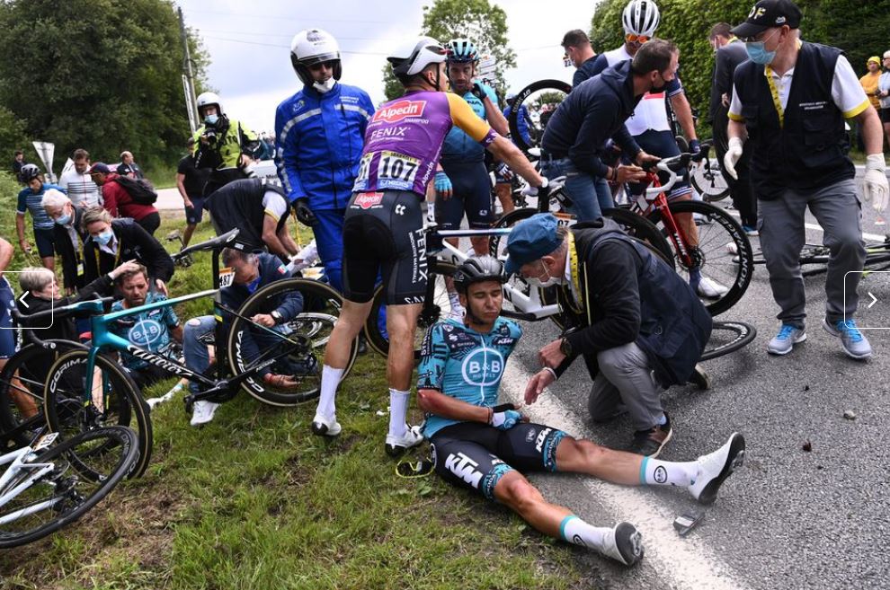 tour de france clash